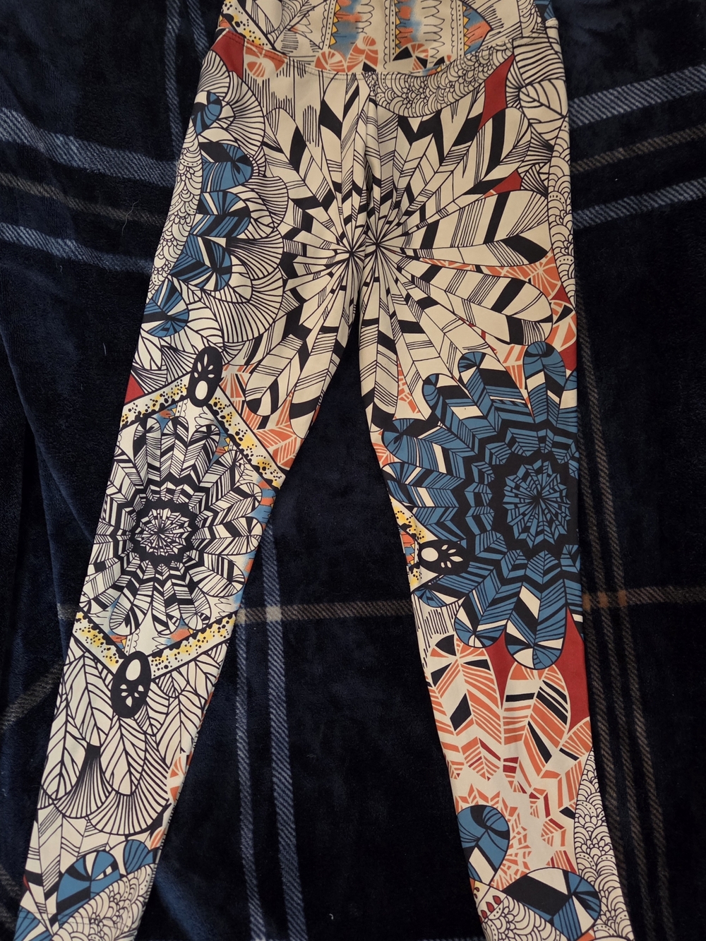 Liquido Kaleidoscope Pattern Stretch Leggings